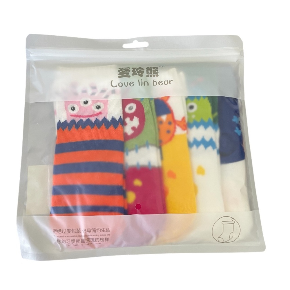 Love Lin Colorful Monster Patterned Socks - Picture 2 of 2